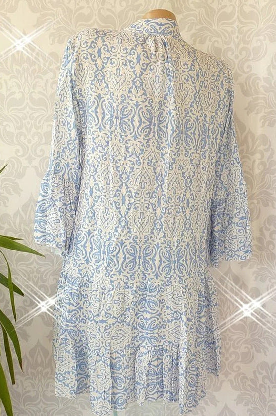 WW | Bohemian Bedrucktes Tunika Kleid Für Damen