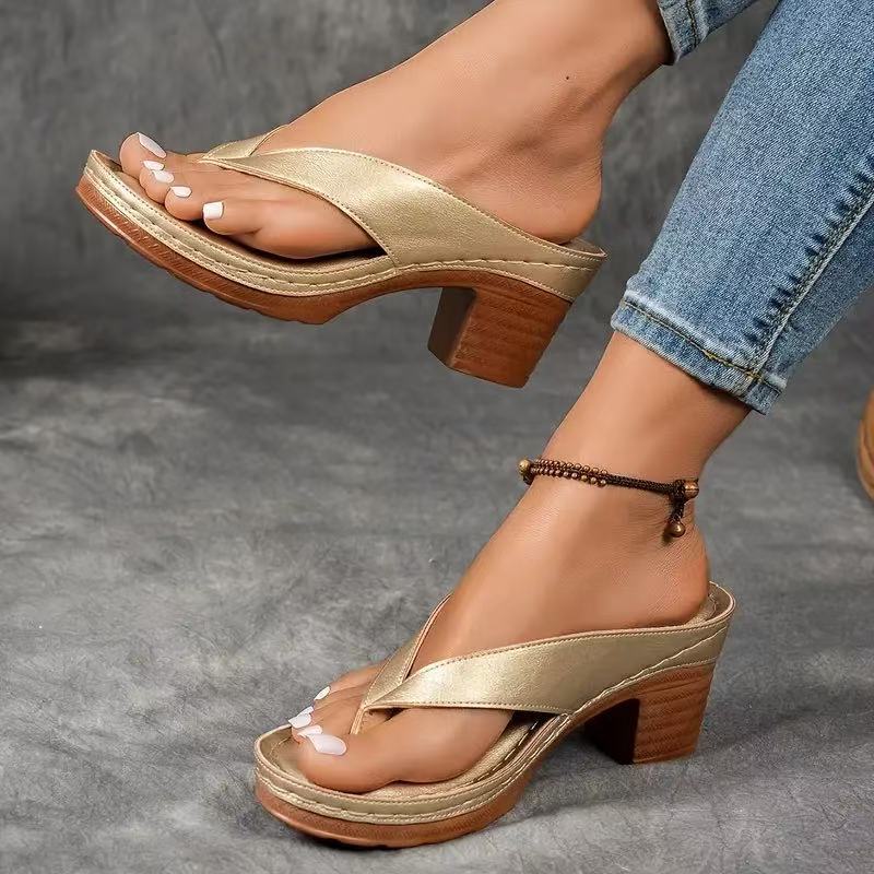 Clara | Chunky Heel Orthopedic Sandals
