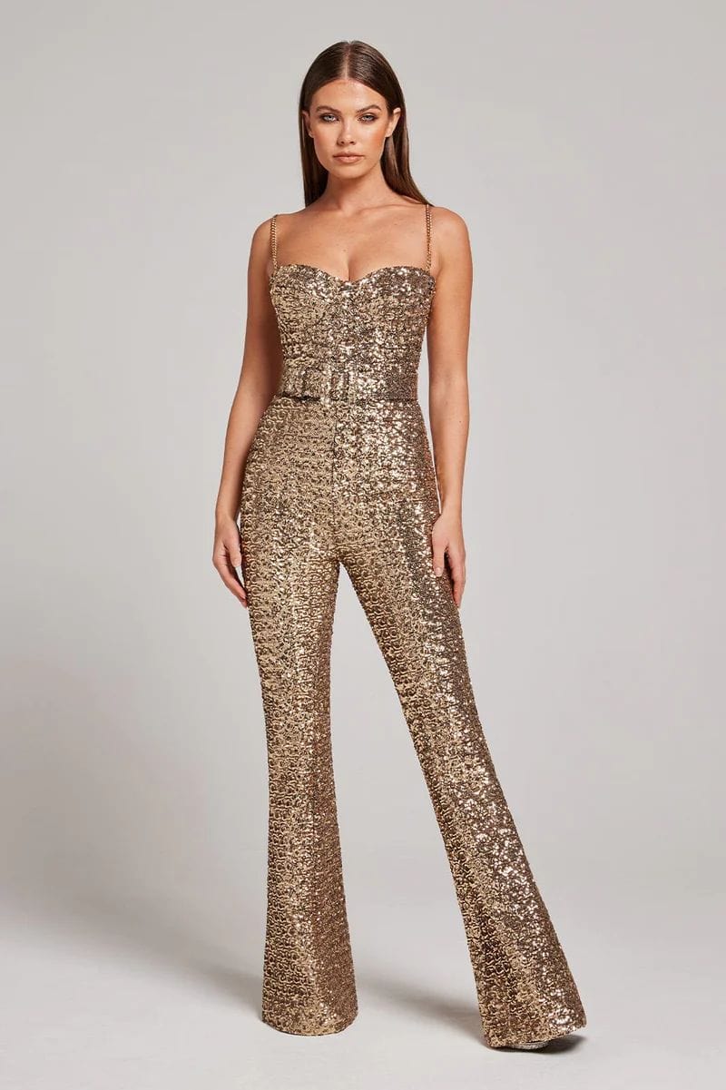 WW | Glitter Sequin Jumpsuit for Women