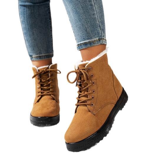 Damen Winterstiefel mit kuscheligem Futter und rutschfester Sohle WW