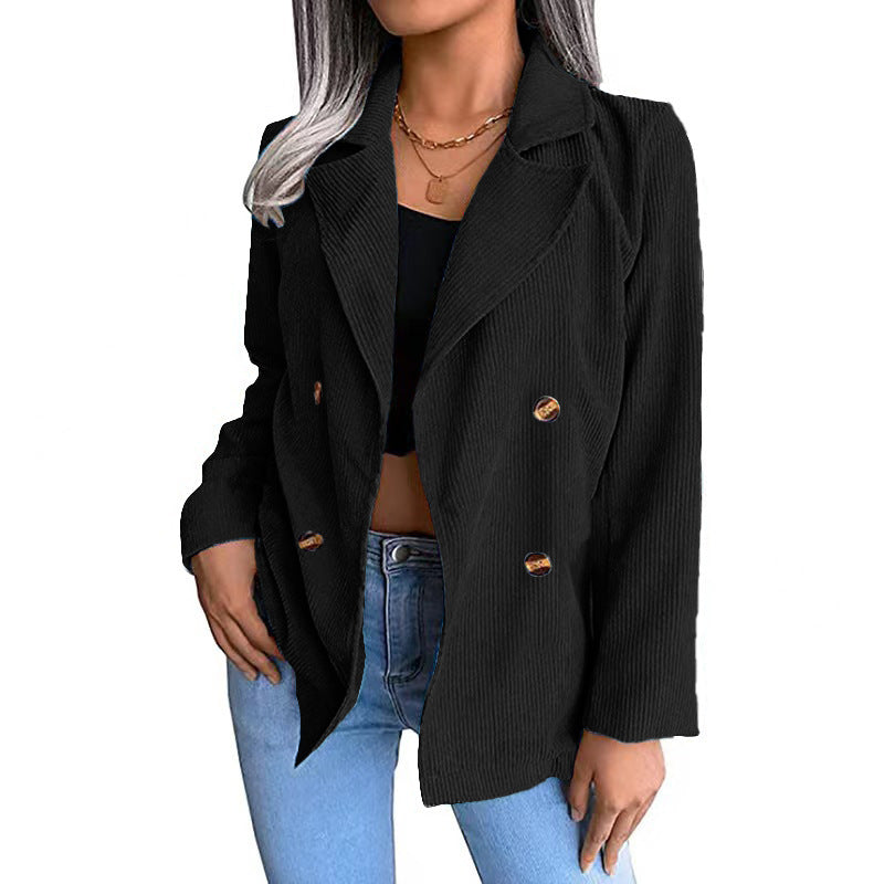 WW | Damen Baumwolljacke Doppelknopfverschluss