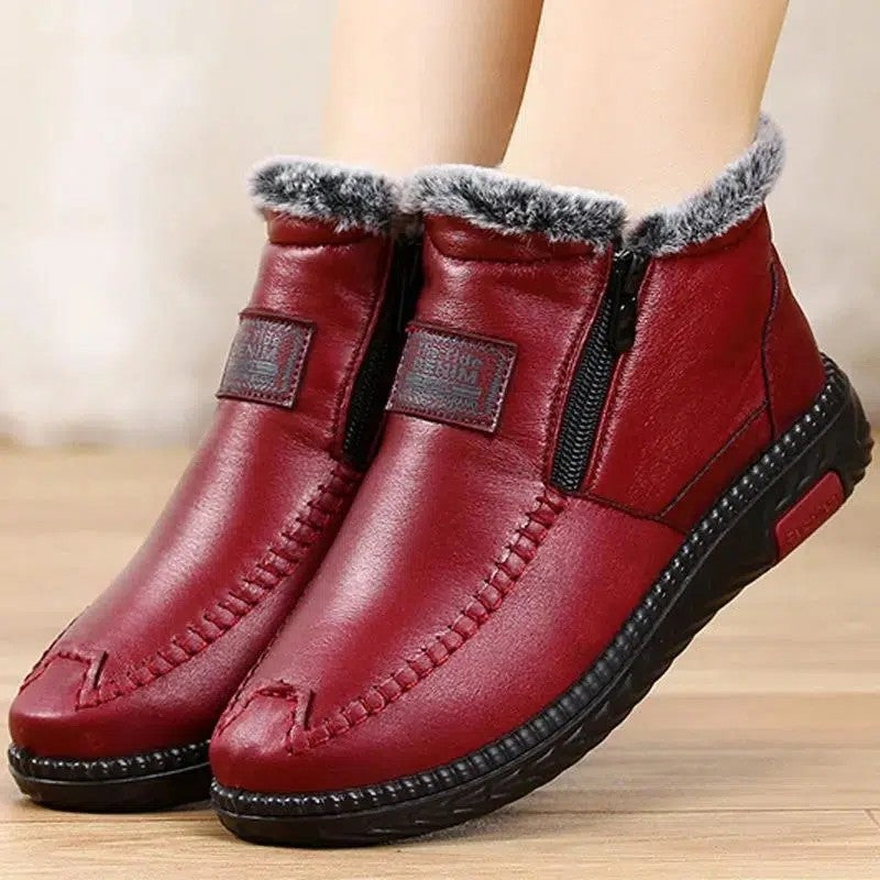 Rustan | Waterproof Non-Slip Cotton-Leather Ankle Boot