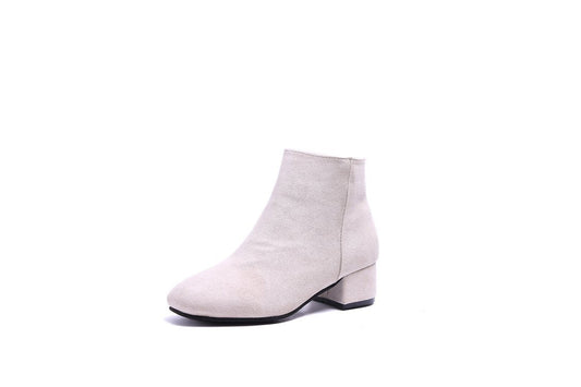 Damen Ankle-Boots mit modernem, minimalistischem Design und komfortablem Blockabsatz W&W