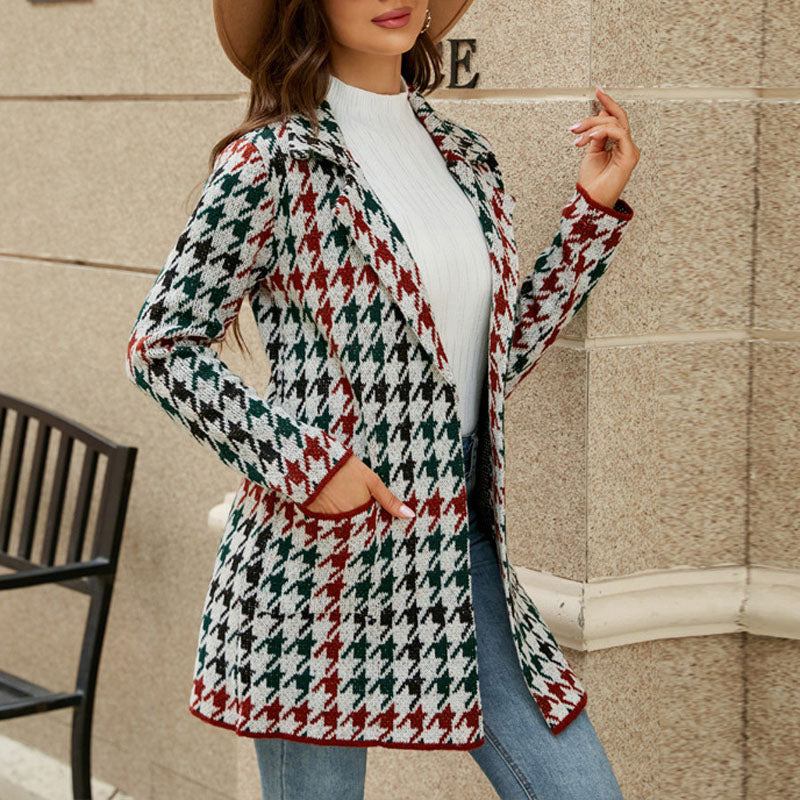 WW | Geometric Knit Coat