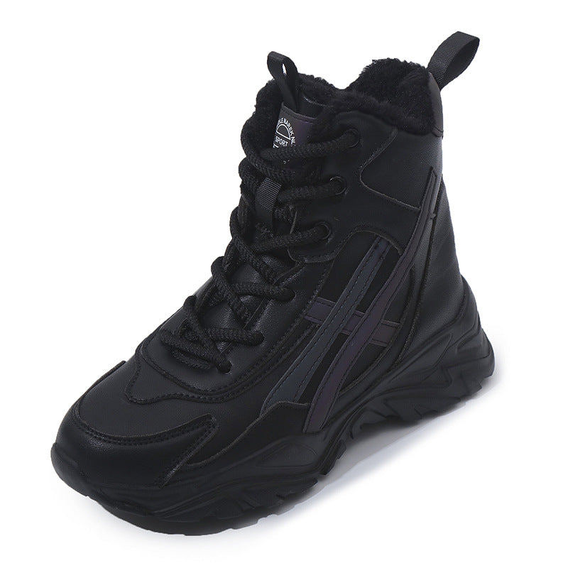 Damen Plüschgefütterte Winter Sneakers WW