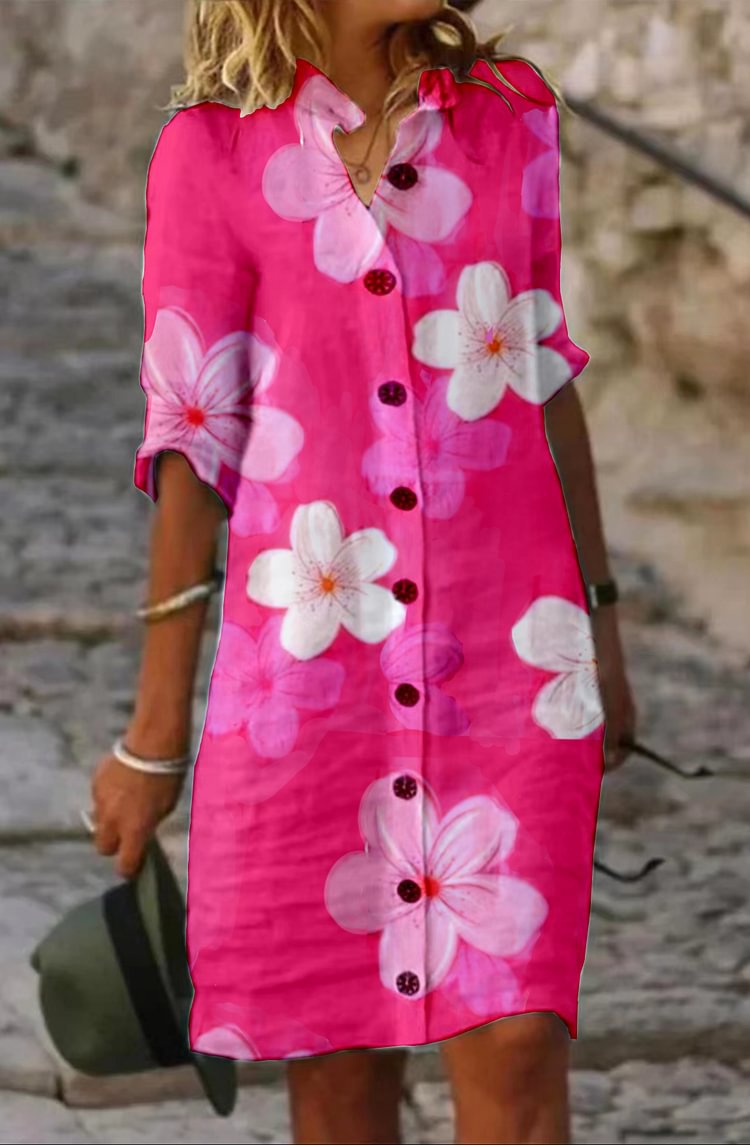 WW | Casual Cotton Linen Dress