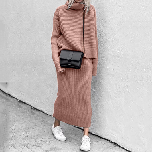 W&W - New Casual Loose Fashion Long Skirt Set