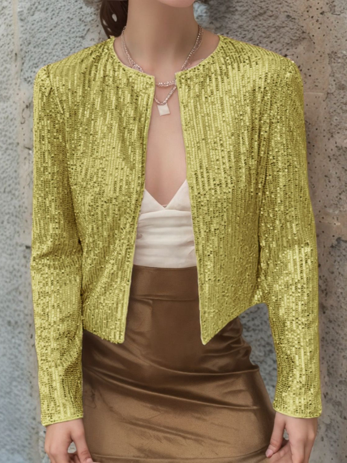 Women's Sequin Jacket in a Modern Cut WW