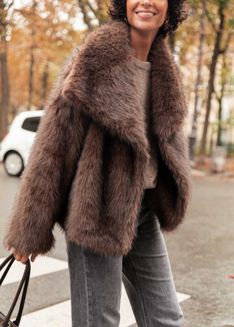 WW | Luxe Kunstpelzjacke