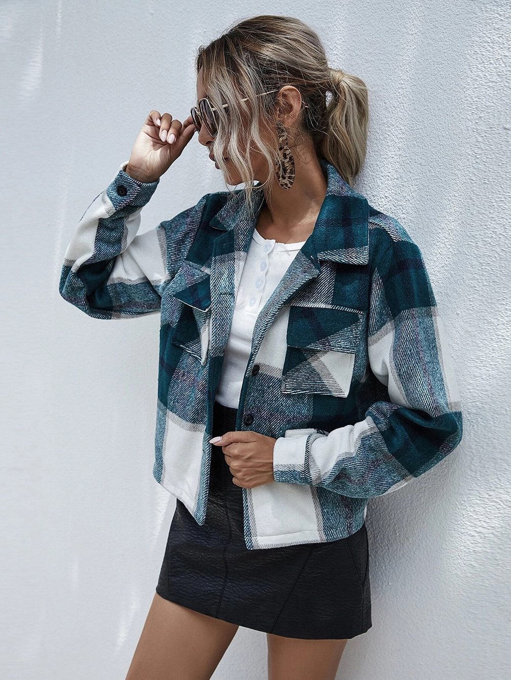 WW | Flanell Shacket - Übergroße Knopfleistenjacke - Gemütlich & Trendy - Herbst & Winter Schichtung