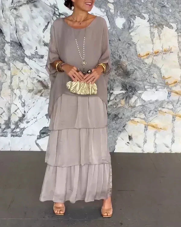 WW | Elegantes Kleid In Schichten