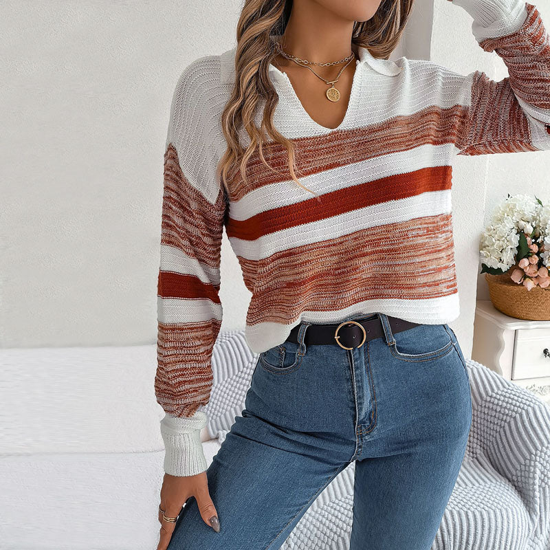 WW | Striped Knitted Sweater for a Timeless Look
