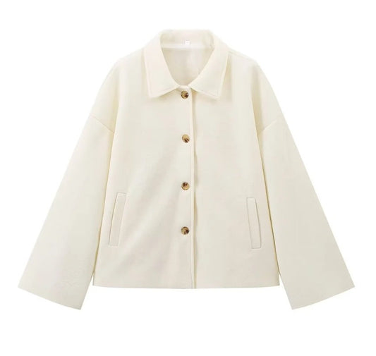 Women's Casual Oversized Jacket made of High-Quality Fleece W&W