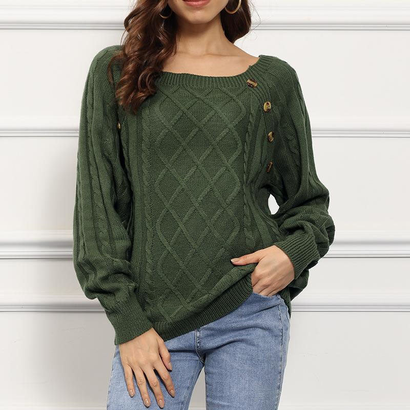 WW | Pullover Aus Gedrehtem Strick mit Modernem Design
