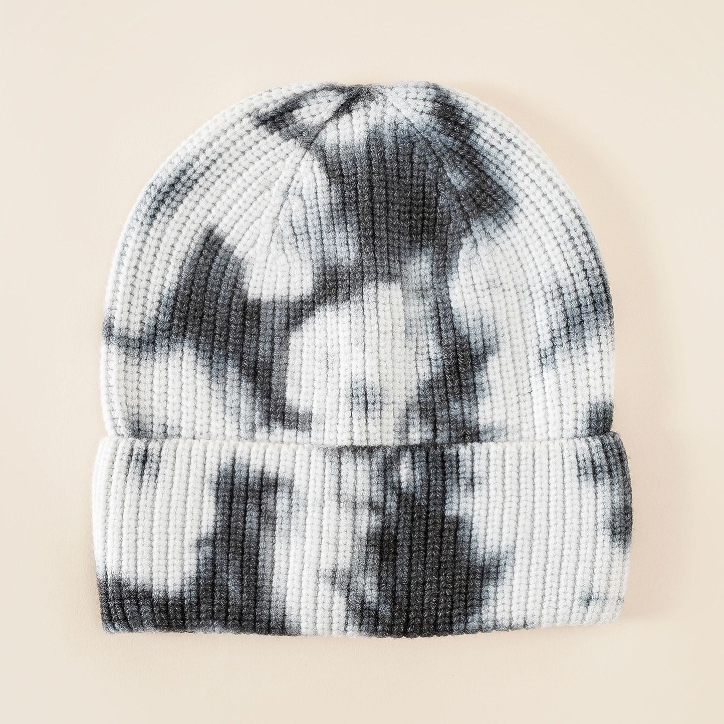 Damen Beanie-Mütze mit modernem Batikdesign und komfortabler Passform WW