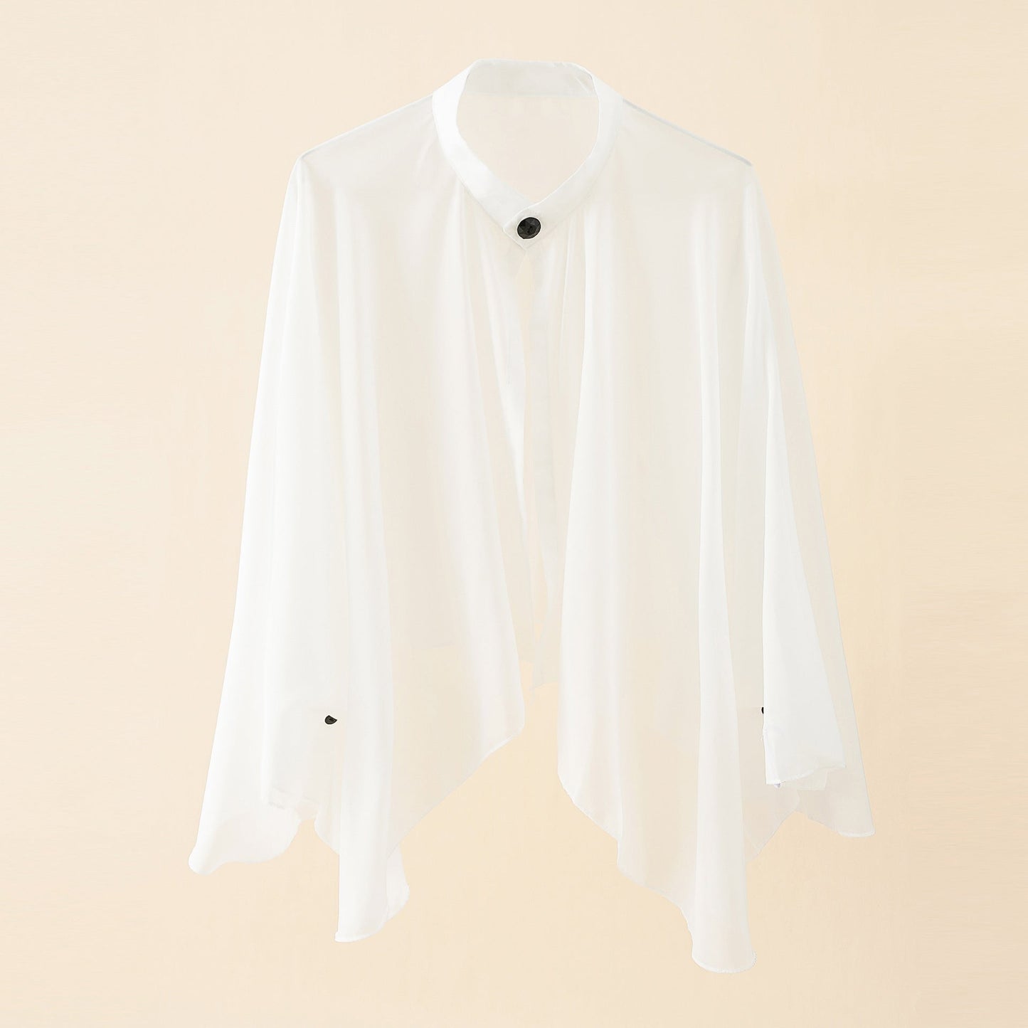 Damen Luftiger Chiffon-Kimono mit weit ausgestellten Ärmeln WW