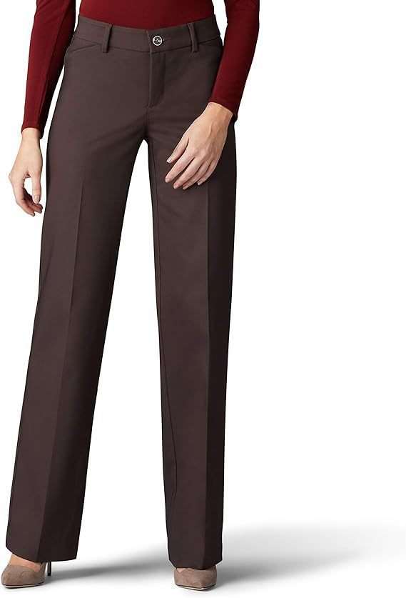 Damen elegante und bequeme lange Hose im klassischen Schnitt WW