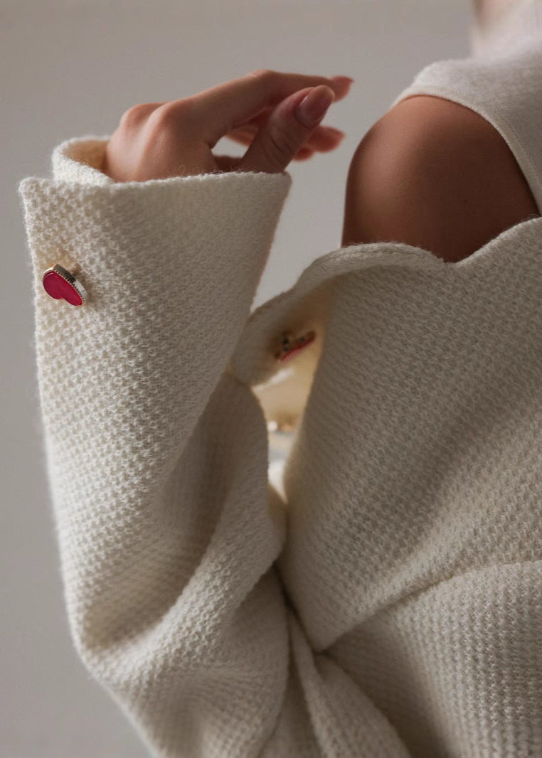 WW | Herzknopf Wolljacke
