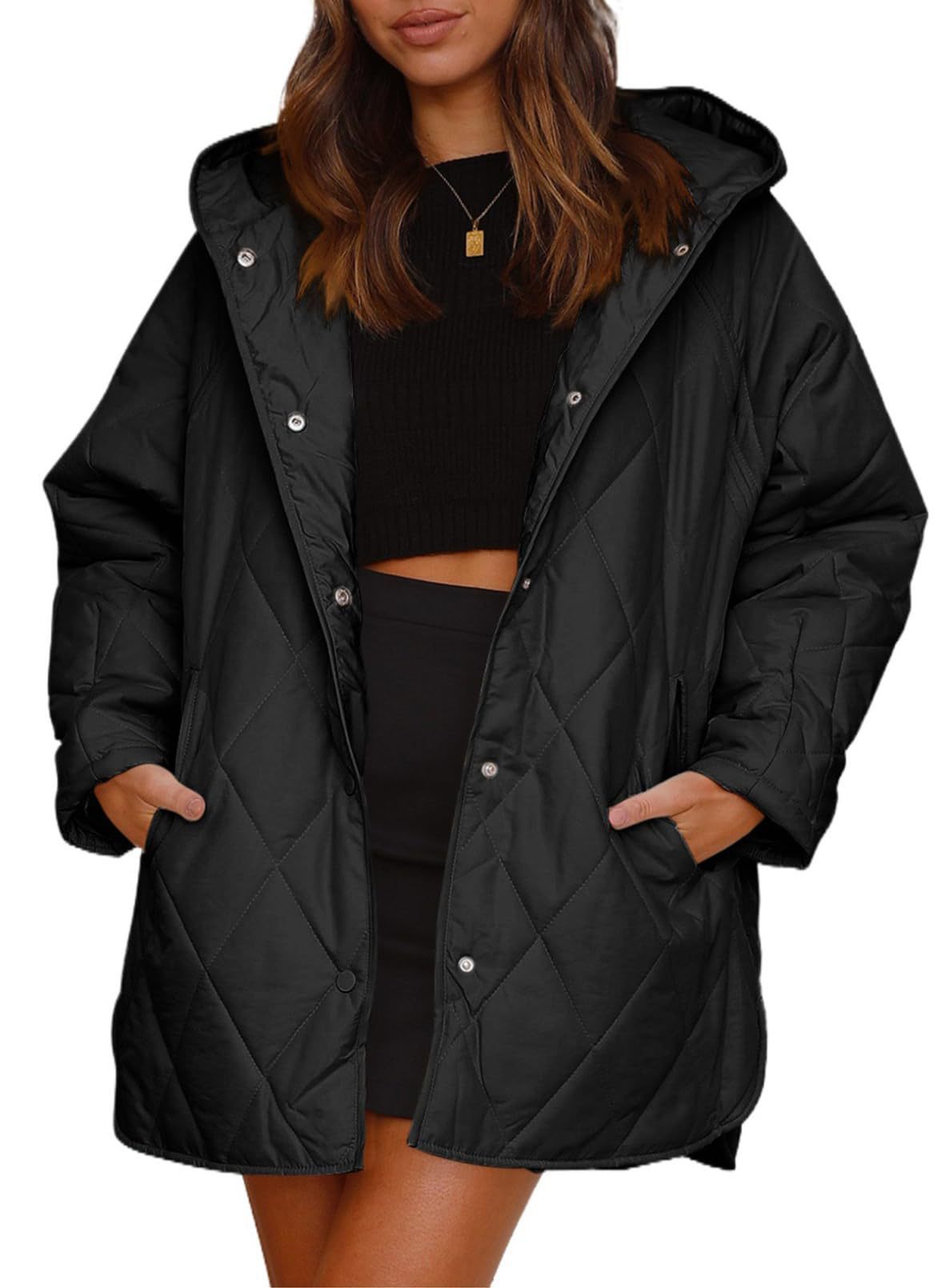 WW | Padded jacket with classic print