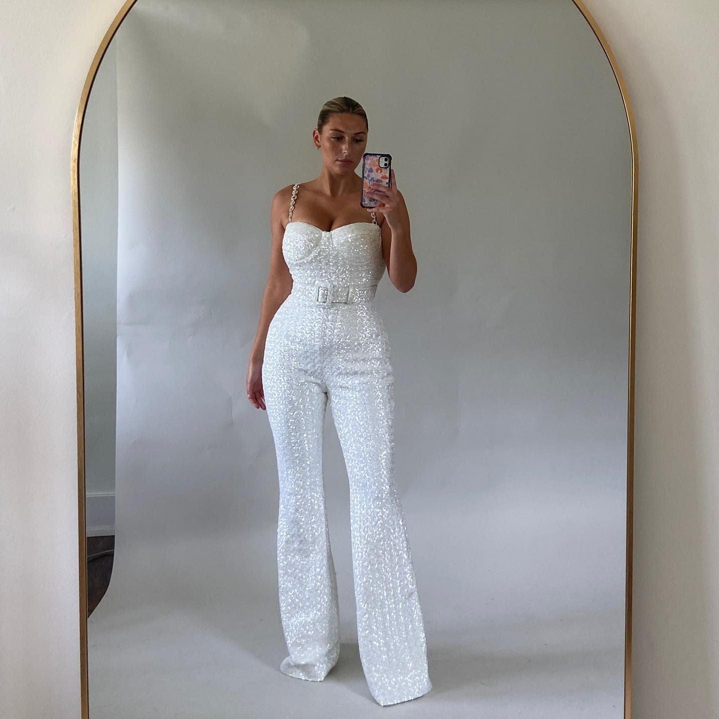 WW | Glitter Sequin Jumpsuit for Women