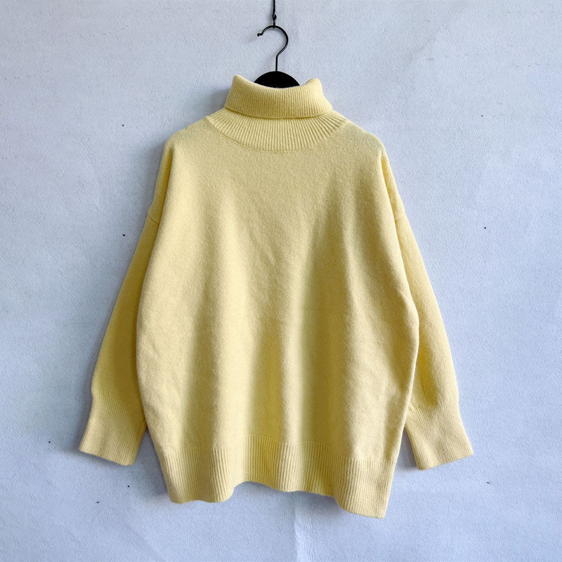 WW | Weicher Pullover Aus Einfarbigem Strick
