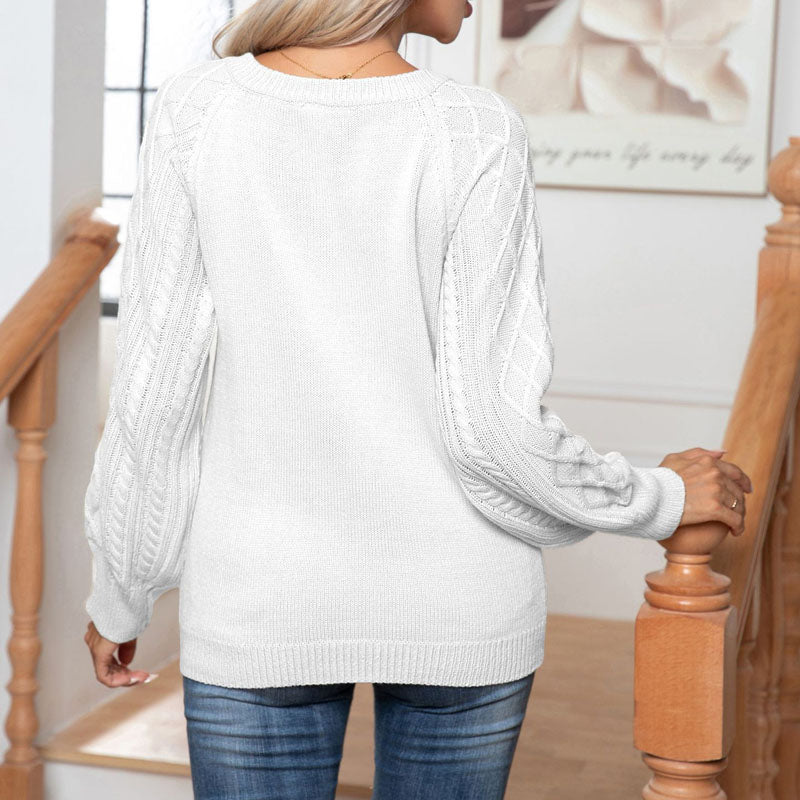 WW | Pullover Aus Gedrehtem Strick für Damen