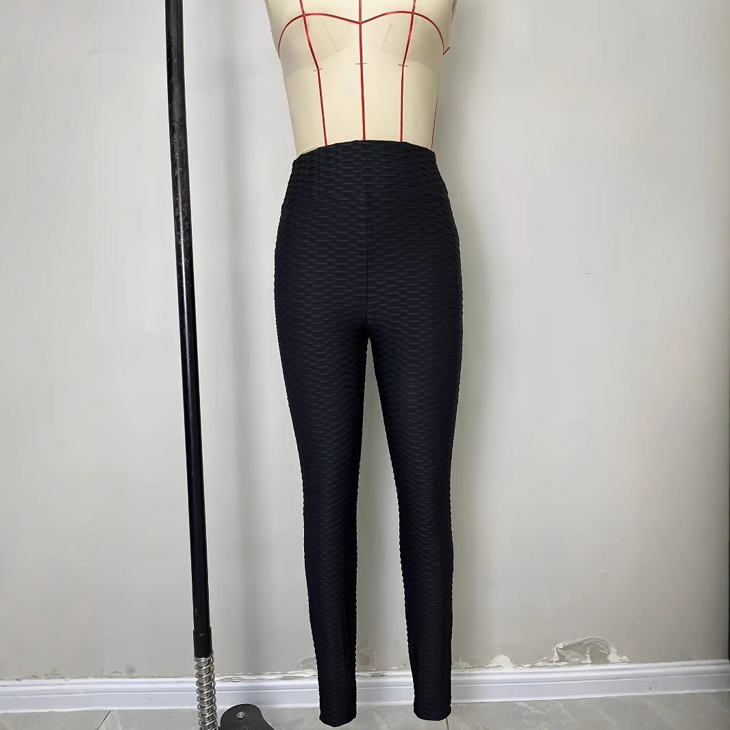WW | Hochtaillierte Sportleggings mit strukturierter Oberfläche