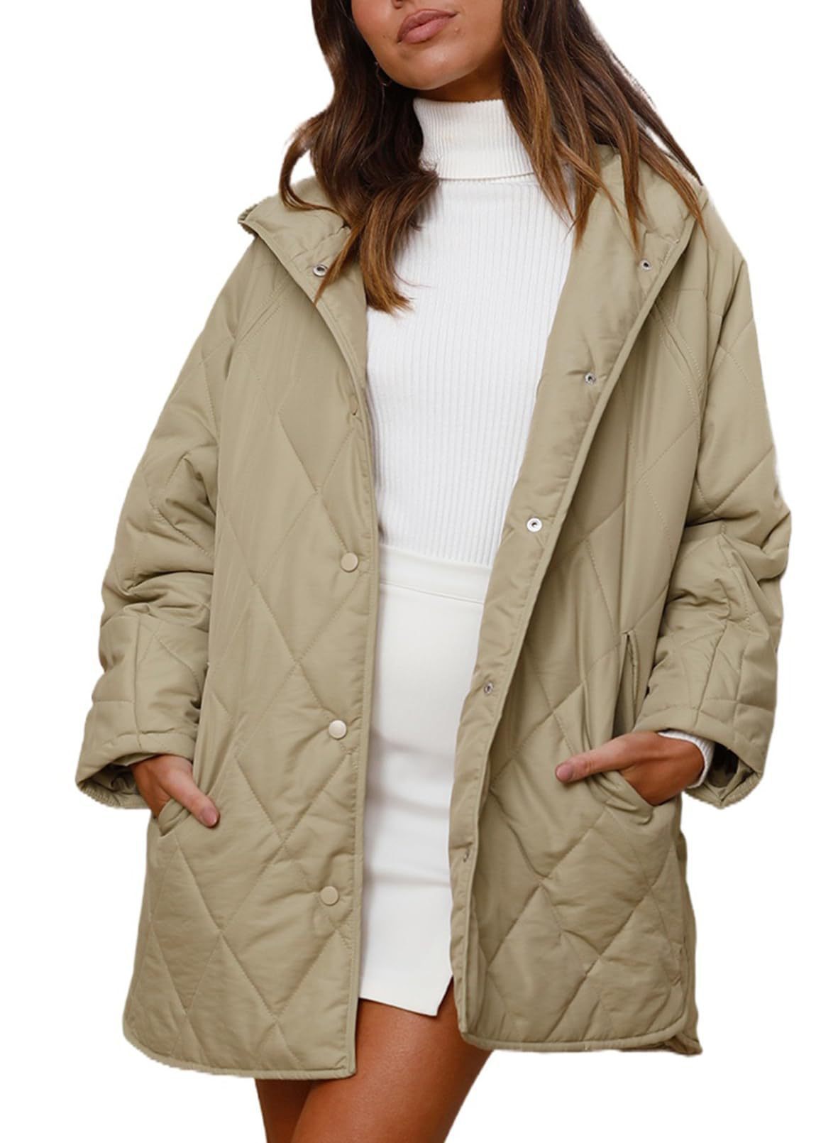 WW | Padded jacket with classic print