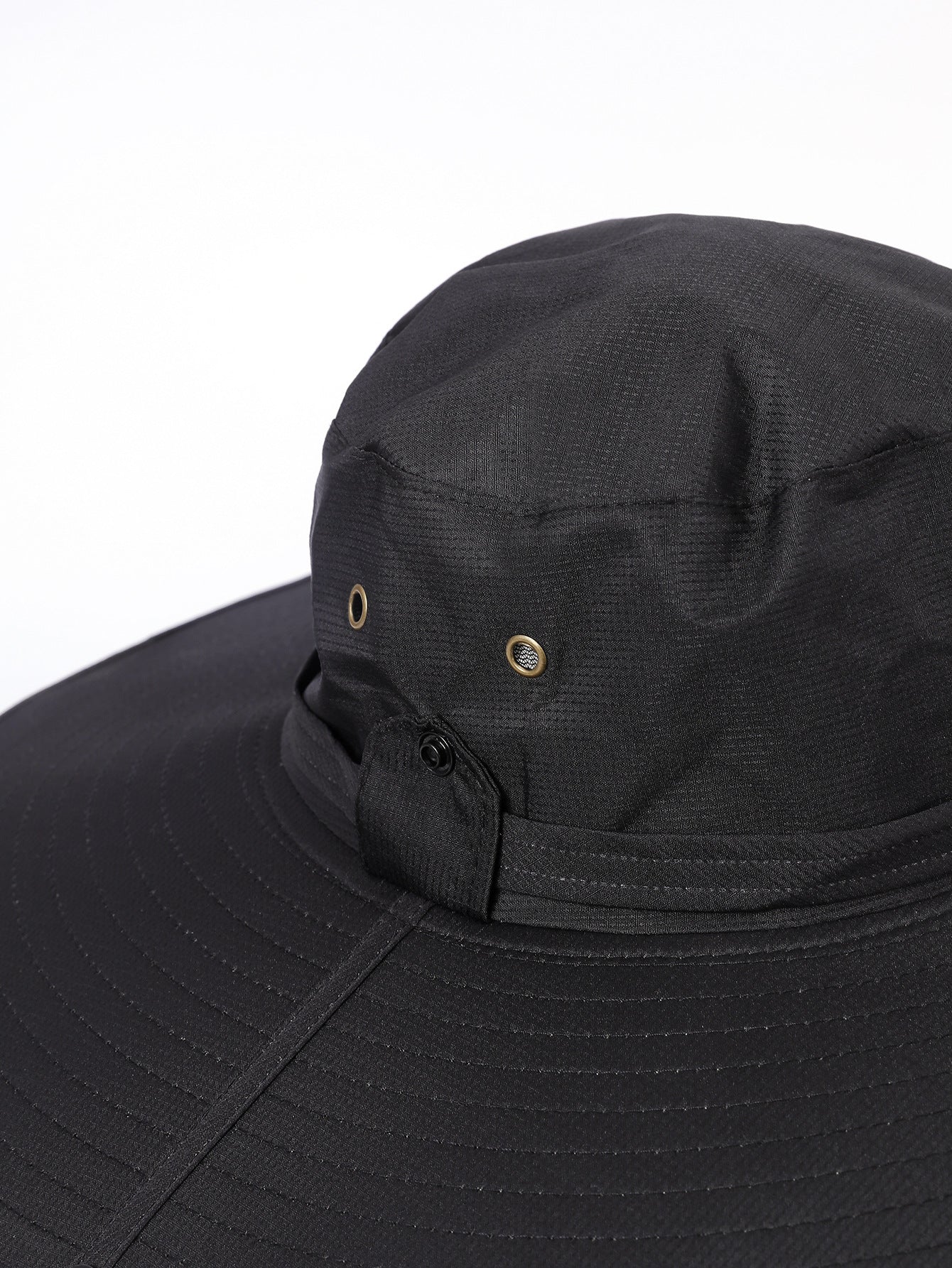 Damen Sonnenhut mit breiter Krempe und verstellbarem Kinnband WW