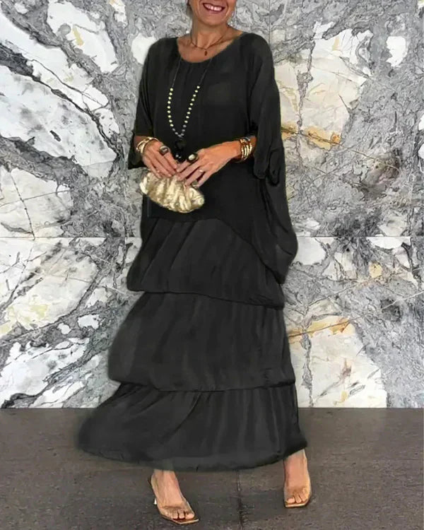 WW | Elegantes Kleid In Schichten