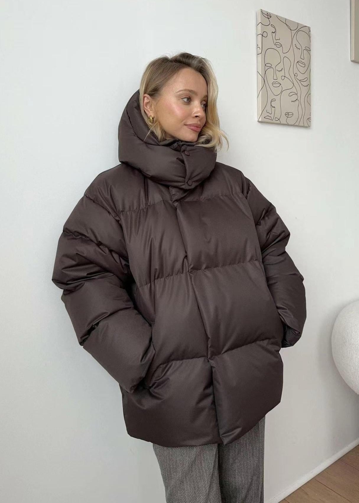 WW | Pufferjacke - Burgunderrot