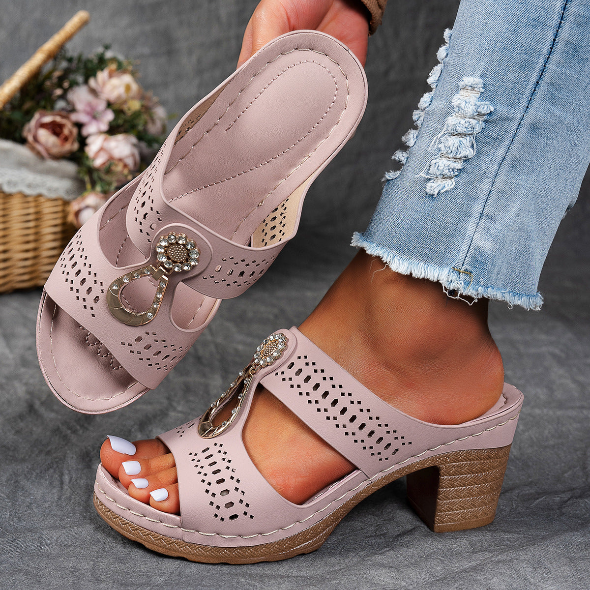 Helena | Orthopädische Strassabsatz-Sandalen