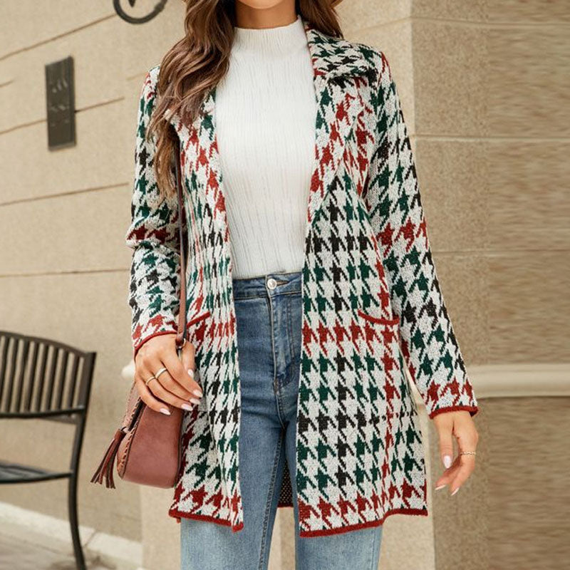 WW | Geometric Knit Coat