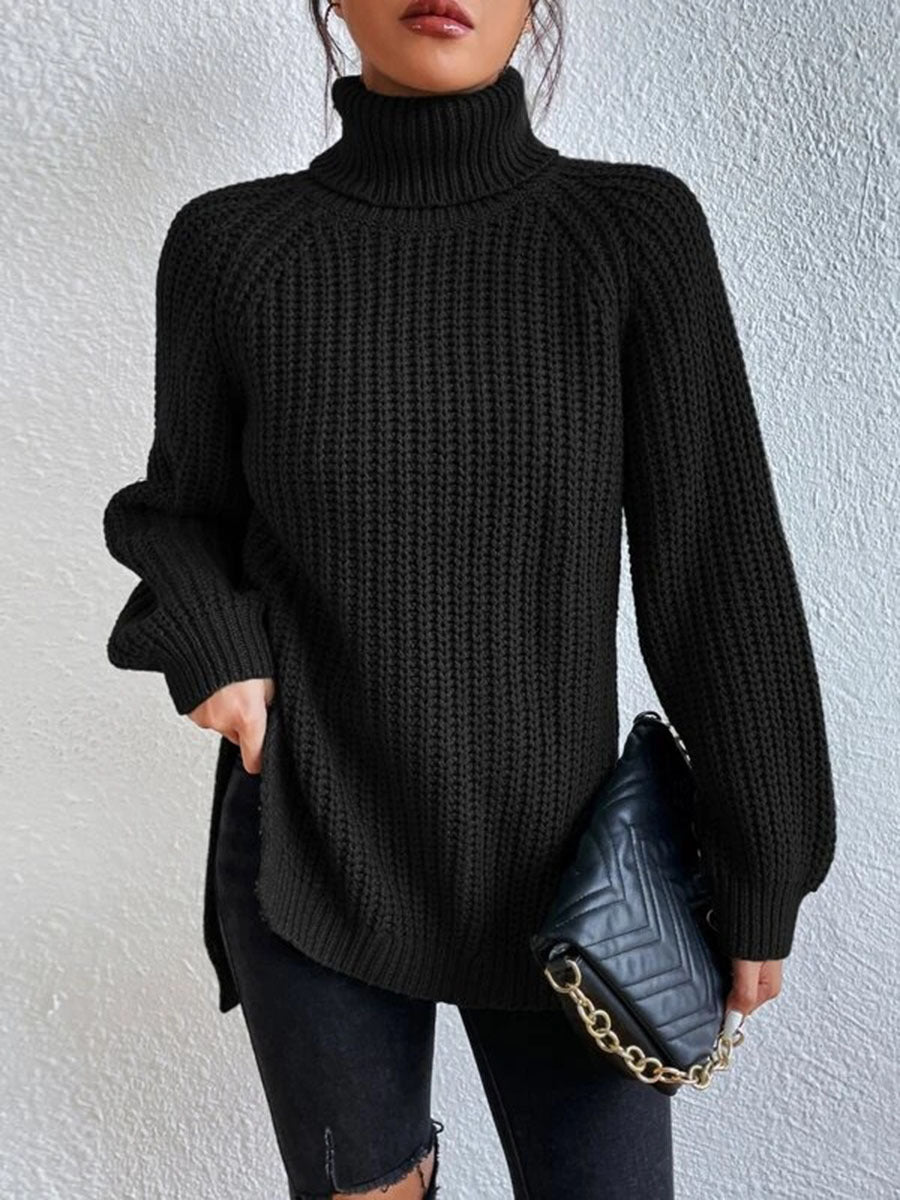 WW | Sexy Turtleneck Knit Sweater