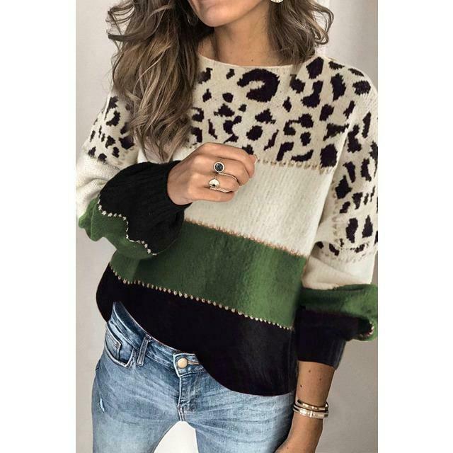 WW | Patchwork Gedruckt Leopard