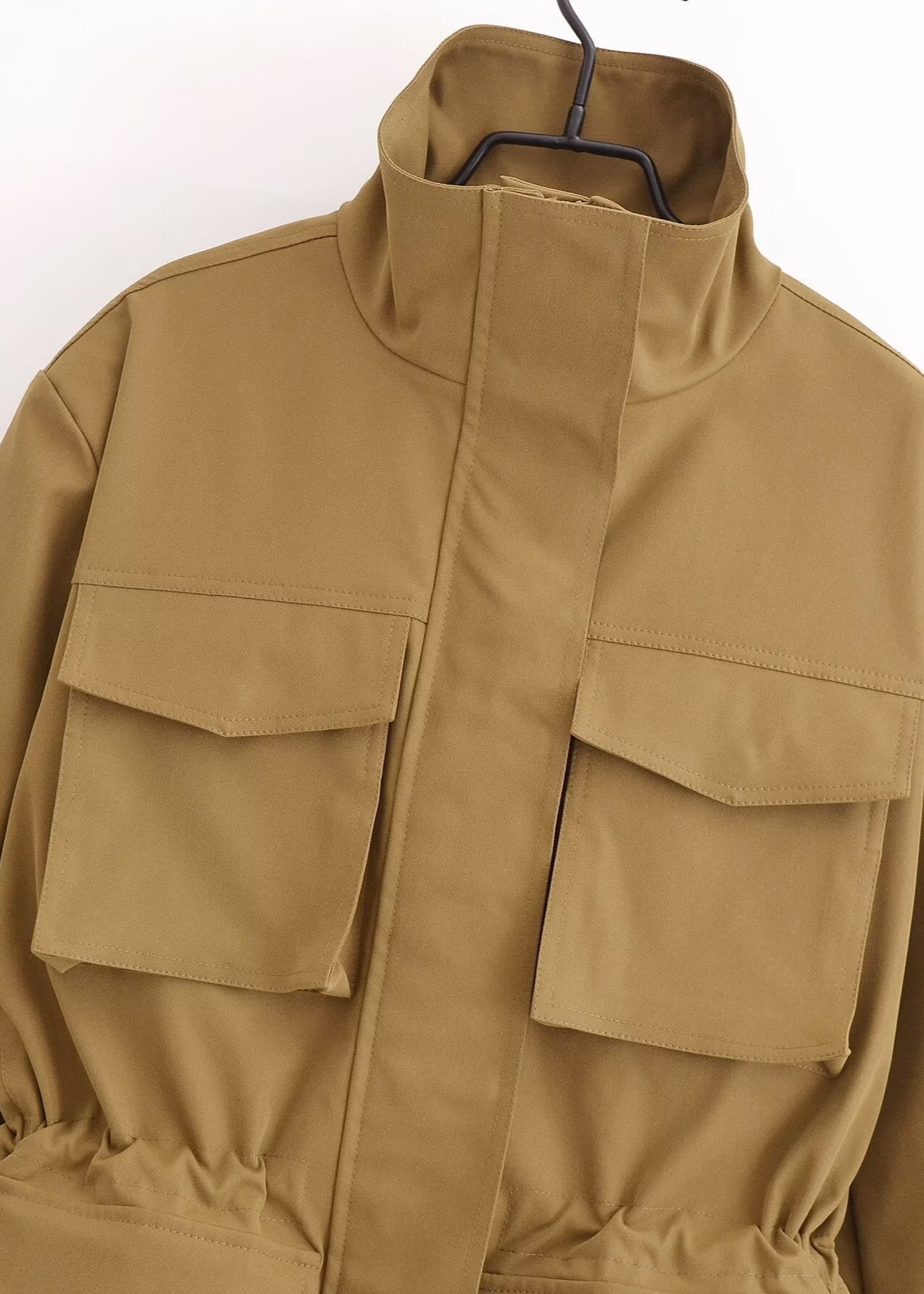 WW | Chic - High-Collar Cargo Jacket