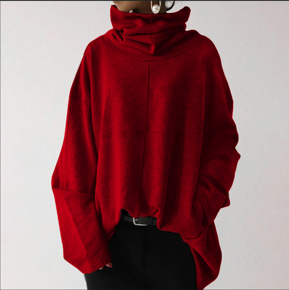WW | Trendy solid-color turtleneck sweater