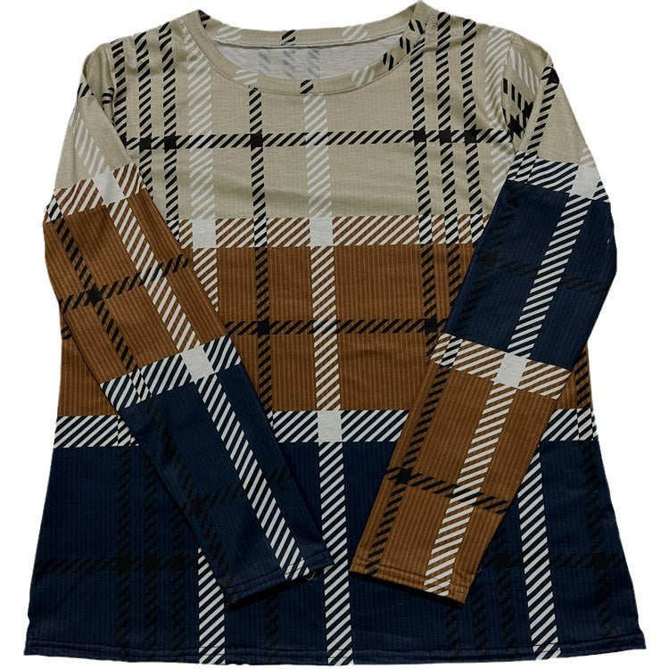 WW | Bedruckter legerer Pullover Top