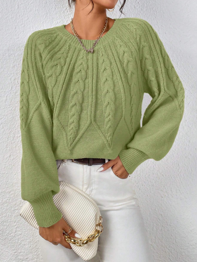 WW | Kabelstrickpullover