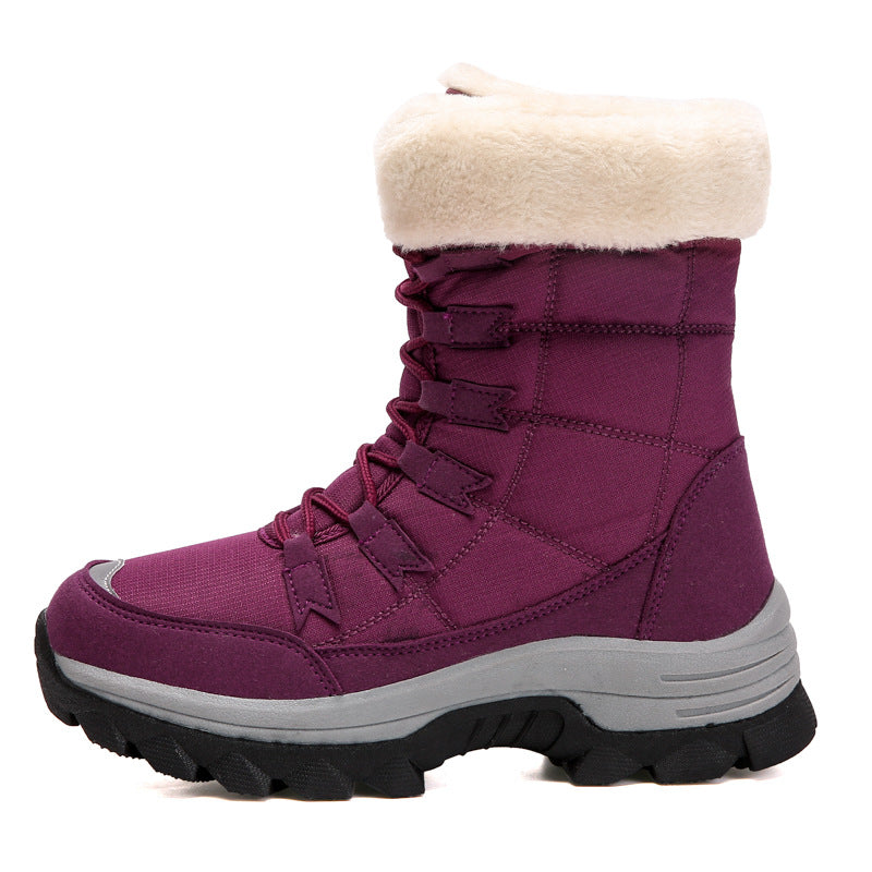 Damen Isolierte Winterstiefel mit rutschfester Sohlenkonstruktion und kuscheligem Innenfutter WW