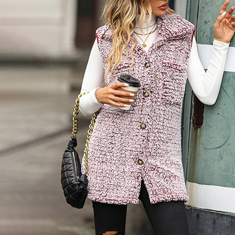 WW | Gilet Lässiger Fleece