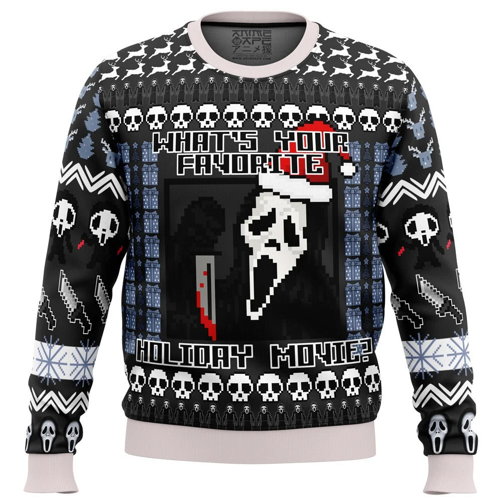 WW | Skull Print - Festival of Holiday Prints Ugly Sweater