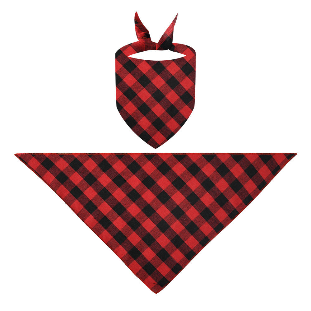 WW | Weihnachten Wir sind Familie 2025 Buchstaben Druck Schwarz & Rot Karierter Familien passende Graue Pyjamas mit Hund