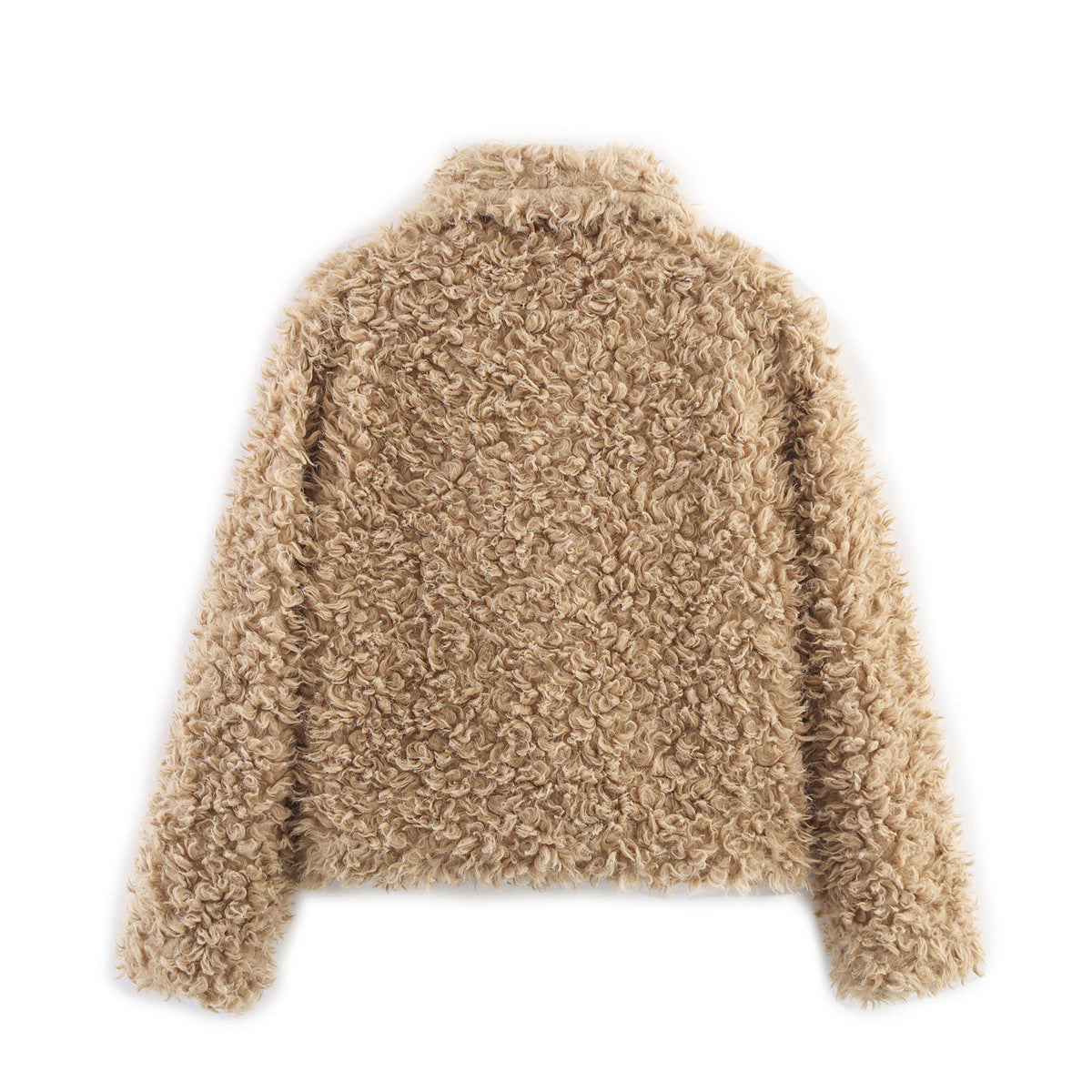 WW | Damen Weiche Teddy-Jacke Gemütlicher Stil