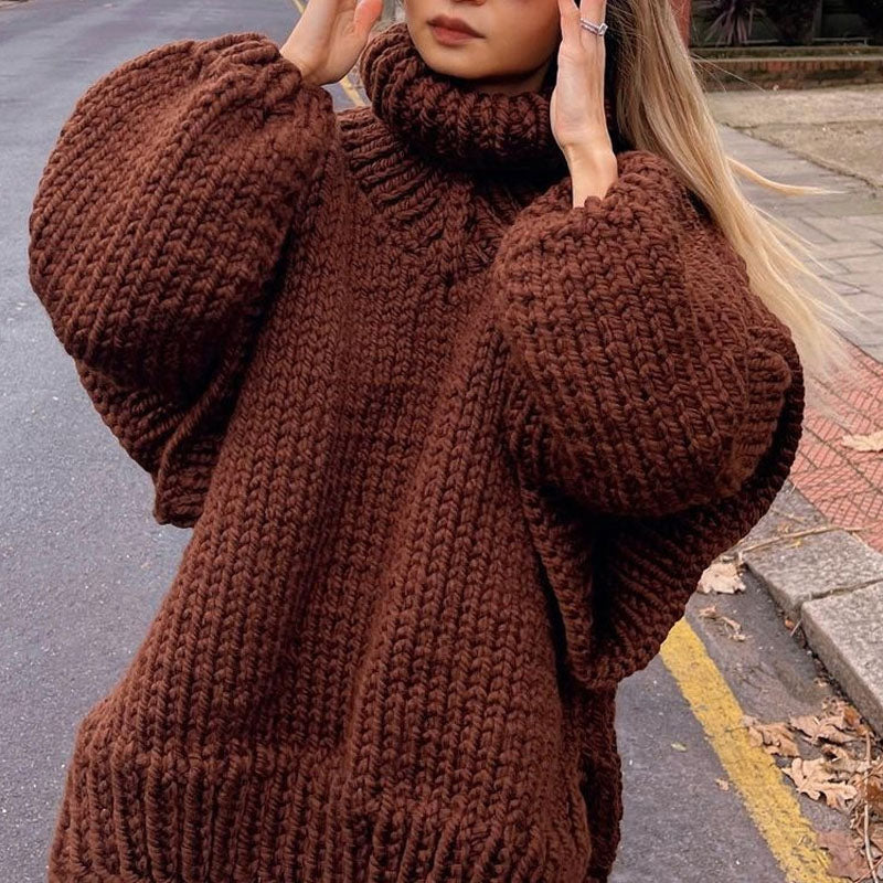 WW | Übergroßer Lässiger Pullover