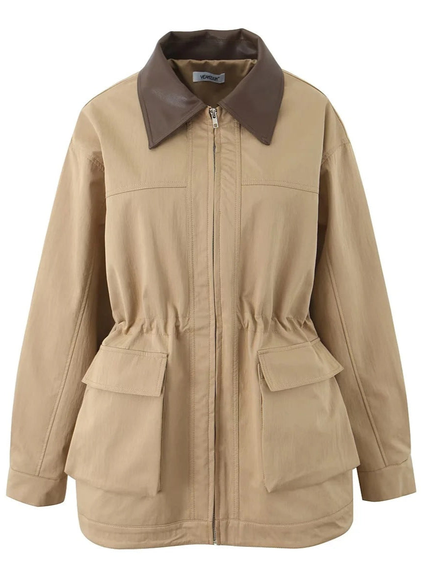 WW | Utility-Jacke mit Kontrastkragen