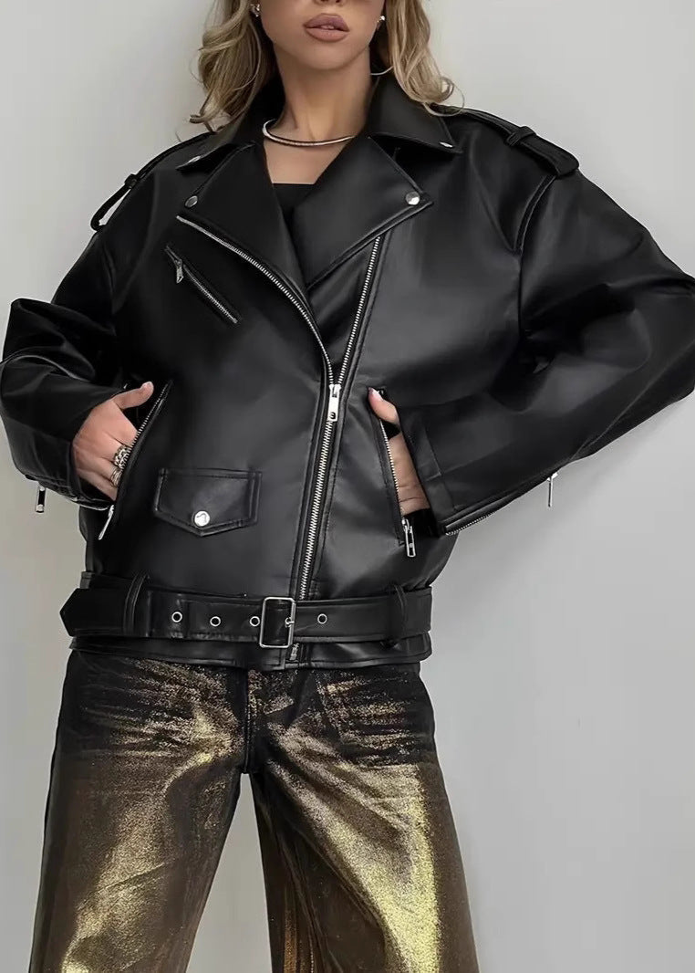 WW | Kunstleder Bikerjacke