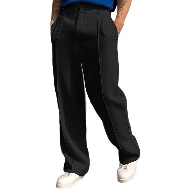 Herren Sportliche Relaxed Fit Jogginghose mit elastischem Bund und Seitentaschen WW