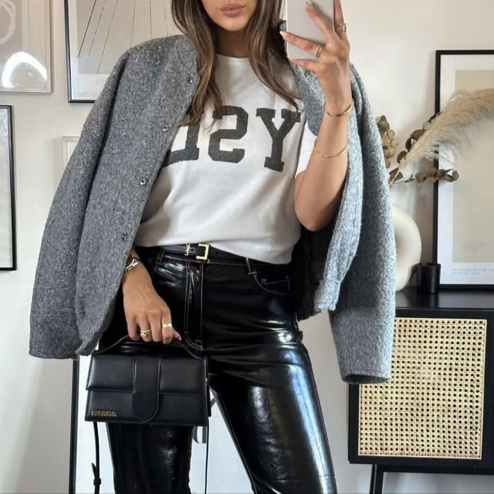WW | Damen Casual Oversized Jacke Leichtgewicht
