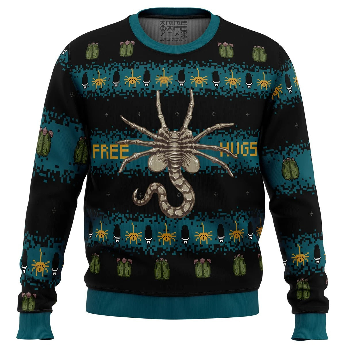 WW | Skull Print - Festival of Holiday Prints Ugly Sweater